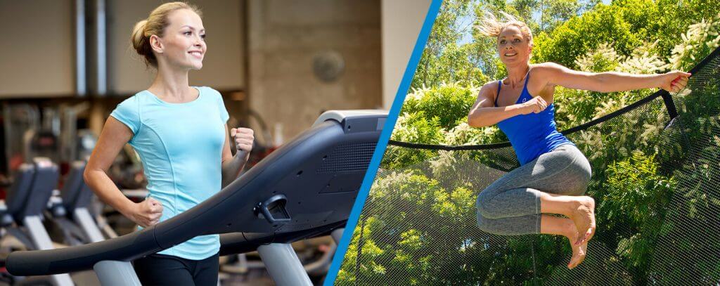 Treadmill vs Springfree Trampoline
