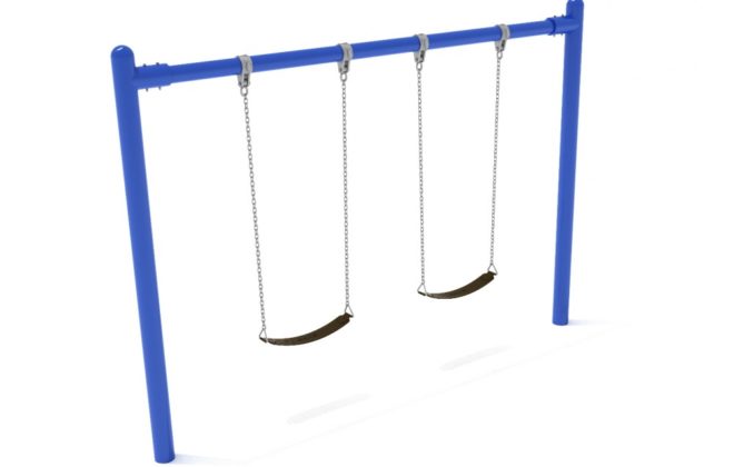 8 Feet High Elite Single Post Swing - Single Bay (PGE-PSW001)