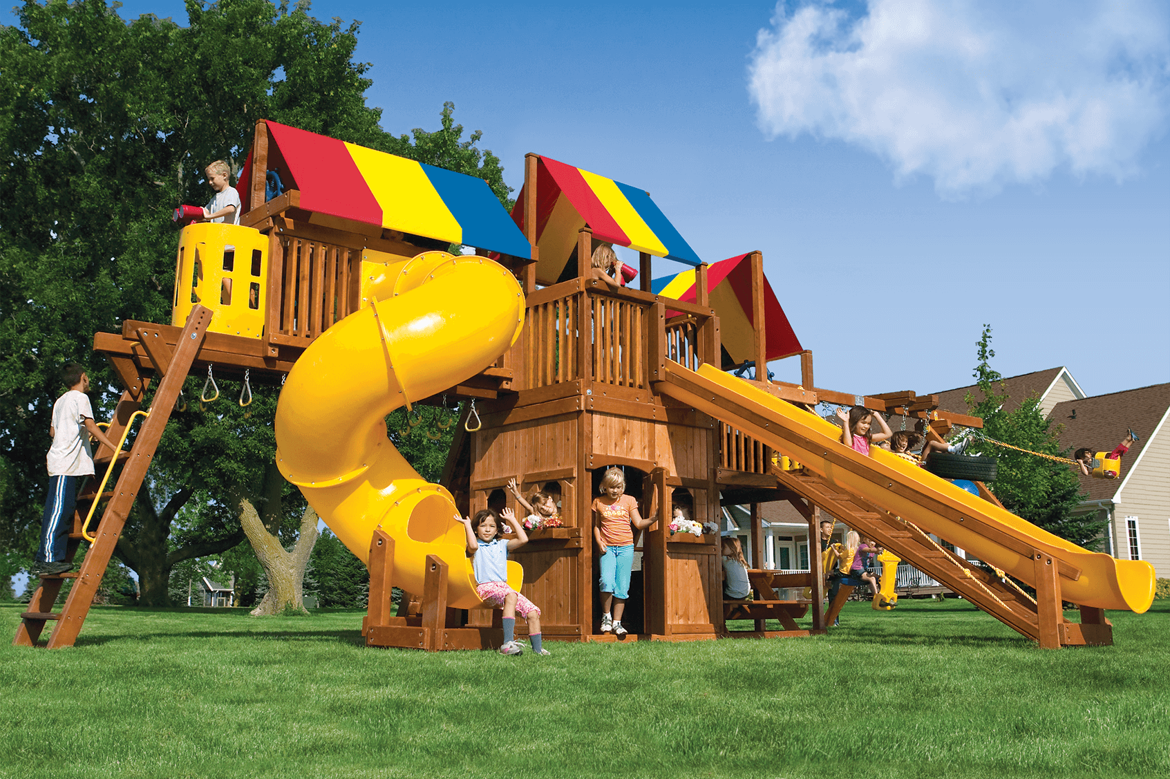 King Kong Clubhouse Pkg V Ginormous (47I) - Rainbow Play Systems of Texas