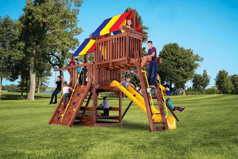 Sunshine Clubhouse Pkg IV Loaded (42G) - Rainbow Play Systems of Texas