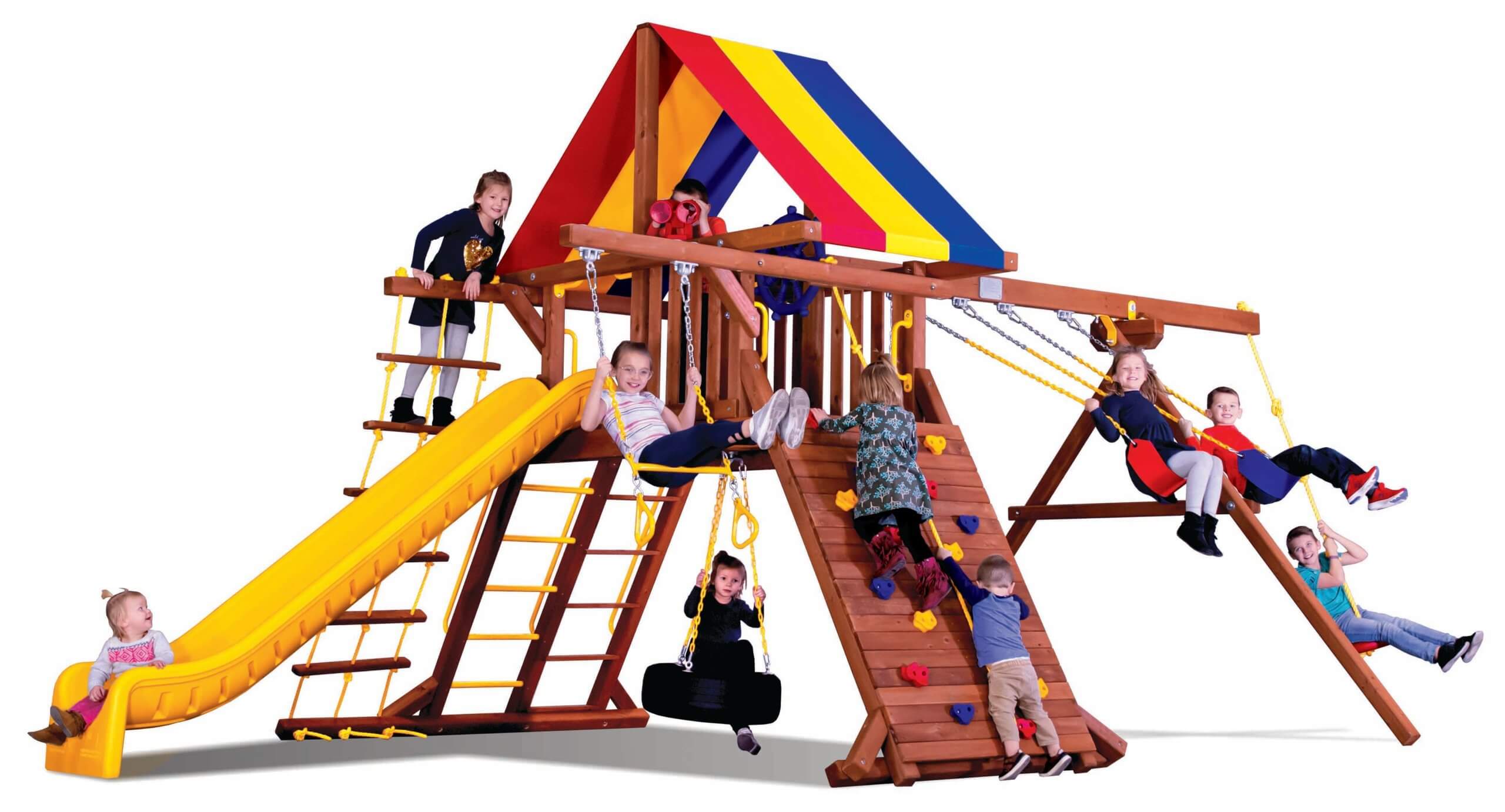 Circus Castle Pkg II Feature Model (8A) - Rainbow Play Systems of Texas