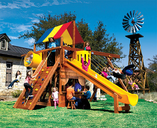 Monster Clubhouse Pkg II Fancy (49E) - Rainbow Play Systems of Texas