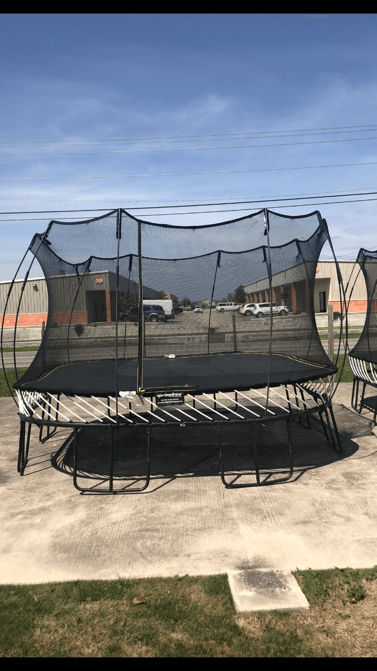 SpringFree 13′ Trampoline Rainbow Play Systems of Texas