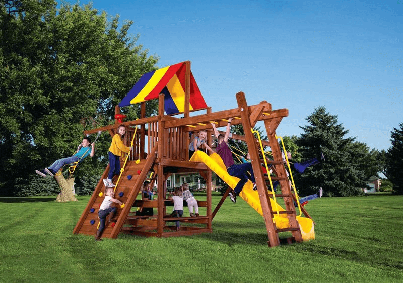 Sunshine Clubhouse Pkg III Loaded (42F) - Rainbow Play Systems of Texas