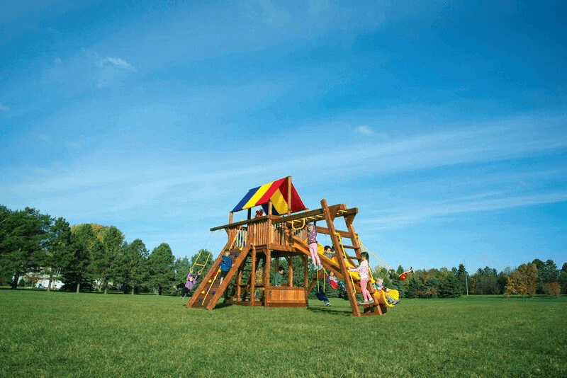Monster Clubhouse Pkg III Loaded (48B) - Rainbow Play Systems of Texas