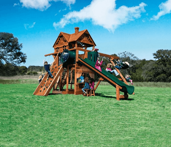 Monster Huckleberry Hideout Pkg II Beautiful (51H) - Rainbow Play Systems of Texas